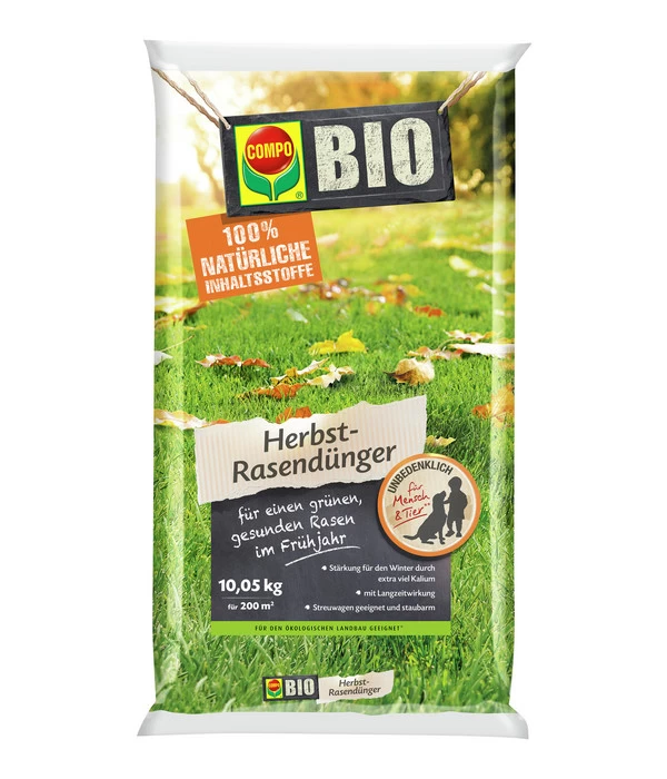 COMPO BIO Herbst-Rasendünger, 10,05 Kg 3 COMPO BIO Herbst-Rasendünger, 10,05 Kg