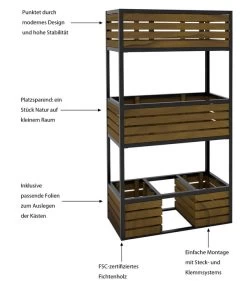 Hecht Hochbeet Cube Elements -Outdoor Living Verkauf 6632277 WE IG 001 HechtHochbeetNEU
