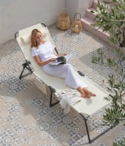 Dehner Gartenliege Mallorca, Ca. B71/H106/T227 Cm 26 Dehner Gartenliege Mallorca, Ca. B71/H106/T227 Cm -Outdoor Living Verkauf 6635163 WE MO 001 LiegeMallorcaVanilla