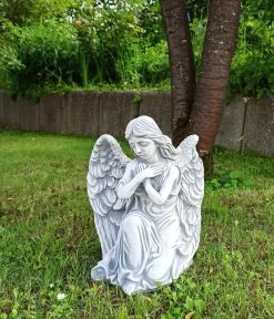 Fantasieco Stein-Figur Engel, Kniend, Ca. H35 Cm -Outdoor Living Verkauf 6638597 WE MO 002 FantasiecoSteinEngelKniend