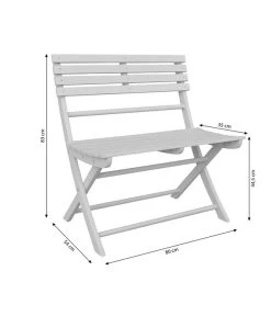 Dehner Klappbank Stavanger, 2-Sitzer -Outdoor Living Verkauf 6666473 WE BG 001 KlappbankStavanger