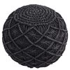 Dehner Pouf Sanna, Ca. Ø40/H40 Cm -Outdoor Living Verkauf 6667851 WE FS 001 PoufSannaAnthrazit40cm