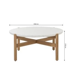 Dehner Tisch Portofino, Ca. Ø80/H37,8 Cm -Outdoor Living Verkauf 6670681 WE BG 001 DehnerTischPortofinoGross