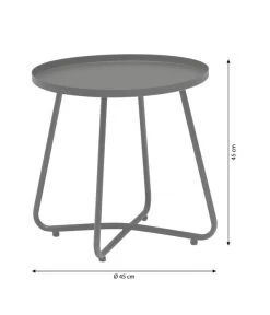 Dehner Beistelltisch Ibiza, Ca. Ø45/H45 Cm 9 Dehner Beistelltisch Ibiza, Ca. Ø45/H45 Cm -Outdoor Living Verkauf 6670913 WE BG 001 DehnerBeistelltischIbizaneu