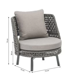 Dehner Balkonset Nizza, 3-teilig -Outdoor Living Verkauf 6670962 WE BG 001 DehnerBalkonsetNizzaSessel