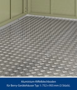 Hörmann Riffelblechboden Für Berry-Gerätehaus -Outdoor Living Verkauf 6673099 WE FS 002 HoermannFussboden