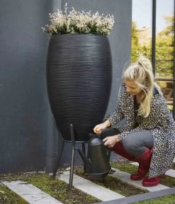 Capi Europe Kunststoff-Regentonne Rib, 130 L -Outdoor Living Verkauf 6695100 WE MO 001 CapiEuropeKunststoffRegentonneRib130l