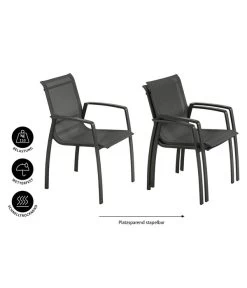 Dehner Stapelstuhl Nancy -Outdoor Living Verkauf 6701726 WE IG 001 DehnerStapelstuhlNancy