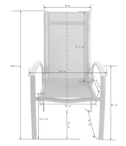 Dehner Stapelstuhl Chicago Wood -Outdoor Living Verkauf 6701866 WE FS 002 StapelstuhlChciagoWoodSkizze