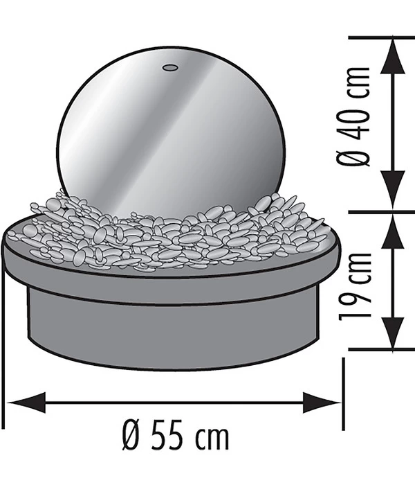 Seliger Edelstahl-Gartenbrunnen Atlantic 6 Seliger Edelstahl-Gartenbrunnen Atlantic – Bild 4
