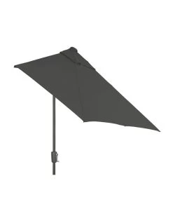 Dehner Balkonschirm Chios, Rechteckig, Ca. B210/T130 Cm -Outdoor Living Verkauf 6703243 WE FS 003 BalkonschirmChiosDunkelgrauNeu