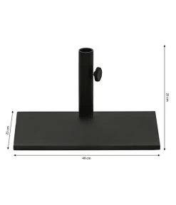 Dehner Balkonschirmständer, 20 Kg -Outdoor Living Verkauf 6703573 WE BG 001 Balkonschirmstaender