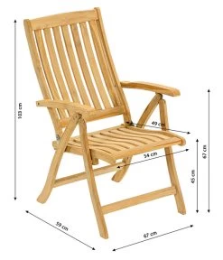 Dehner Klappsessel Havanna -Outdoor Living Verkauf 6707863 WE BG 001 KlappstuhlHavannaNEU