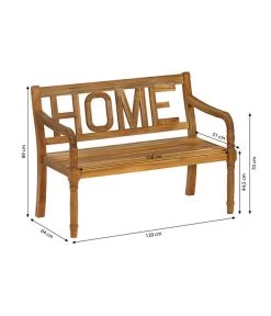 Dehner Gartenbank Home, 2-Sitzer 11 Dehner Gartenbank Home, 2-Sitzer -Outdoor Living Verkauf 6708382 WE BG 001 BankHome