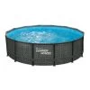 Summer Waves Frame Pool Rattan, Grau -Outdoor Living Verkauf 6735864 WE FS 001 PoolRoundRattan