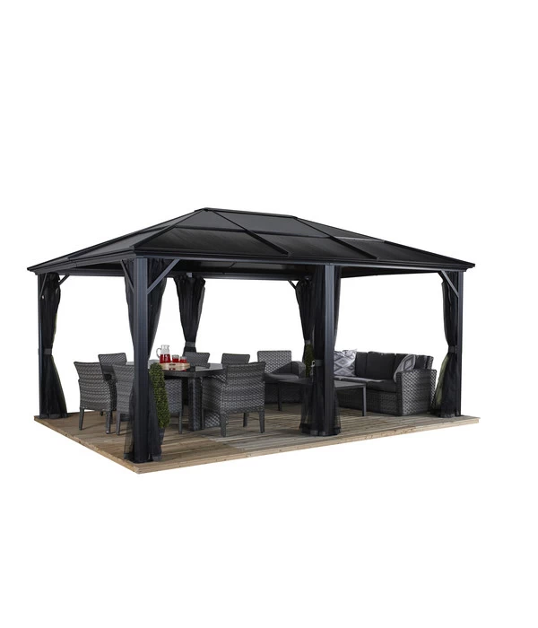 Sojag Pavillon Meridien 12x16, Ca. B485/H270/T365 Cm 3 Sojag Pavillon Meridien 12x16, Ca. B485/H270/T365 Cm