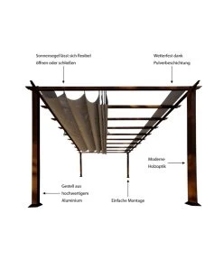 Paragon Outdoor Pavillon Florenz, Ca. B505/H236/T350 Cm -Outdoor Living Verkauf 6752927 WE IG 001 PergolaFlorenz11x16