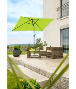 Schneider Sonnenschirm Bilbao, Rechteckig, Ca. B210/T130 Cm -Outdoor Living Verkauf 6833982 WE MO 001 Bilbao210x130Gruen