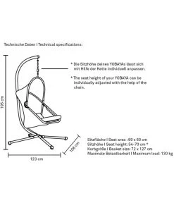Siena Garden Hängesessel Yobaya -Outdoor Living Verkauf 6860621 6860639 WE DE 001 HaengesesselYobaya