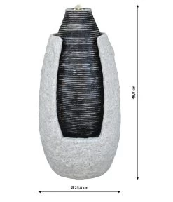 Dehner Zimmerbrunnen Nael Mit LED-Beleuchtung, Ca. H48 Cm -Outdoor Living Verkauf 6865232 WE BG 001 ZimmerbrunnenNael