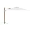 Dehner Ampelschirm Zypern, Holzoptik, Quadratisch, Ca. B300/T300 Cm -Outdoor Living Verkauf 6865422 WE FS 001 AmpelschirmZypernHolzBeige
