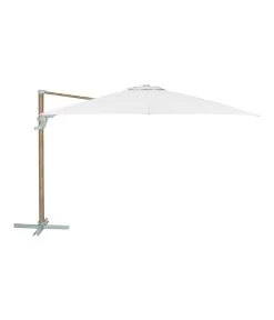 Dehner Ampelschirm Zypern, Holzoptik, Quadratisch, Ca. B300/T300 Cm