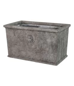 Dehner Leichtbeton-Kasten Windsor, Rechteckig, Grau -Outdoor Living Verkauf 6866628 6866636 WE FS 001 DehnerLeichtbetonKastenWindsor