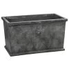 Dehner Leichtbeton-Kasten Windsor, Rechteckig, Grau -Outdoor Living Verkauf 6866628 6866636 WE FS 002 DehnerLeichtbetonKastenWindsor