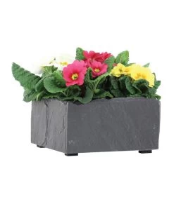 Climaqua Schiefer-Pflanzschale Bol, Rechteckig, Ca. B19/H10/T19 Cm -Outdoor Living Verkauf 6876858 WE FS 004 ClimaquaSchieferPflanzschaleBolrechteckig