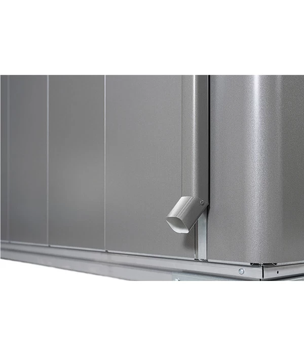 Biohort Gerätehaus Neo 3C, Quarzgrau/silber 4 Biohort Gerätehaus Neo 3C, Quarzgrau/silber – Bild 2