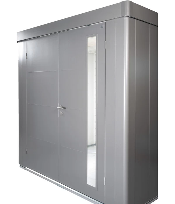 Biohort Gerätehaus Neo 3C, Quarzgrau/silber 7 Biohort Gerätehaus Neo 3C, Quarzgrau/silber – Bild 5