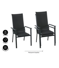 Dehner Stapelstuhl Cleveland, Dunkelgrau 13 Dehner Stapelstuhl Cleveland, Dunkelgrau -Outdoor Living Verkauf 6894133 WE IG 001 DehnerStapelstuhlCleveland