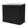 Keter Aufbewahrungsbox Store It Midi, Schwarz, 880 Liter, Ca. B132/H113,5/T71,5 Cm -Outdoor Living Verkauf 6894893 WE FS 001 KeterMuelltonnenbox