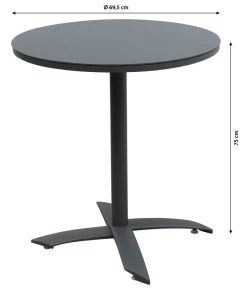 Outdoor Living Verkauf -Outdoor Living Verkauf 6895411 WE BG 001 DehnerKlapptischRiversideRund