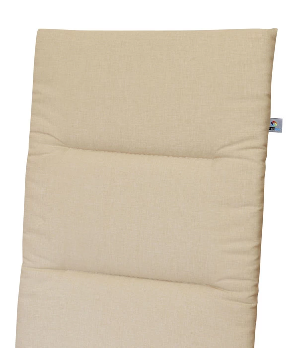 KETTtex Hochlehnerpolster Lindos Beige, Ca. B120/H4/T50 Cm 5 KETTtex Hochlehnerpolster Lindos Beige, Ca. B120/H4/T50 Cm – Bild 3