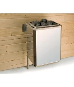 Weka Ecksauna Varberg Mit Holztür Inkl. Ofen, Ca. B194/H199/T194 Cm -Outdoor Living Verkauf 6914915 WE DE 004 WekaEcksaunaVarberg