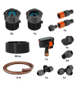 GARDENA Sprinklersystem Komplett-Set Pipeline Mit Viereckregner -Outdoor Living Verkauf 6916266 WE DE 002 GardenaSprinklersystemKomplett SetPipelinemitViereckregner