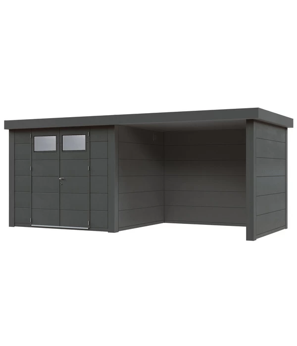 Wolff Finnhaus Metallgerätehaus Eleganto 2724, Inkl. Lounge Rechts, Ca. B572/H227/T258 Cm 3 Wolff Finnhaus Metallgerätehaus Eleganto 2724, Inkl. Lounge Rechts, Ca. B572/H227/T258 Cm