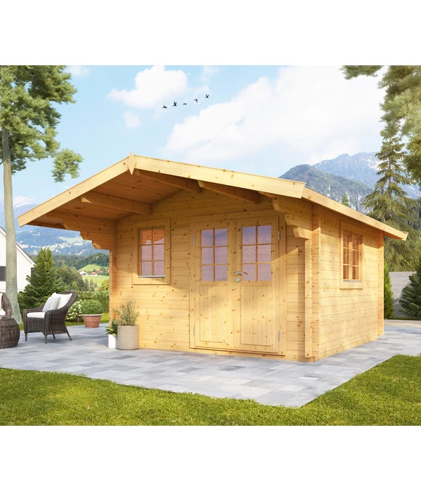 Wolff Finnhaus Gartenhaus Nordkap 70-A 4 Wolff Finnhaus Gartenhaus Nordkap 70-A – Bild 2
