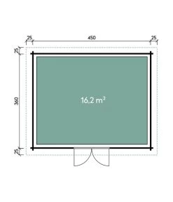 Wolff Finnhaus Gartenhaus Malmö 70-D -Outdoor Living Verkauf 6931414 WE DE 001 FinnhausBBHMalmoe70D