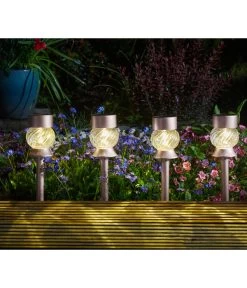 Smart Garden Solarleuchte Swirl, Ca. Ø7/H33,5 Cm -Outdoor Living Verkauf 6936678 WE MO 002 SmartGardenSolarleuchteSwirlca70cm