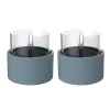 Tenderflame Tischfeuer Breeze, 2 Stk. Ca. Ø10 Cm -Outdoor Living Verkauf 6939854 WE FS TenderflameBreezehellblau
