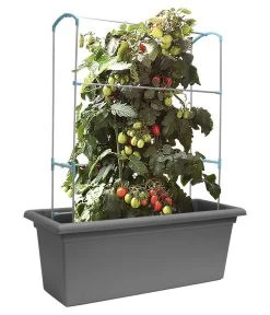 Magnus Kunststoff-Blumenkasten, Rechteckig. Ca. B98/H37/T38 Cm -Outdoor Living Verkauf 6997449 WE FS 003 MagnusKunststoffBlumenkastengrau