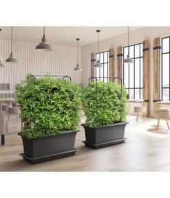 Magnus Kunststoff-Blumenkasten, Rechteckig. Ca. B98/H37/T38 Cm -Outdoor Living Verkauf 6997449 WE MO 001 MagnusKunststoffBlumenkastenschwarz