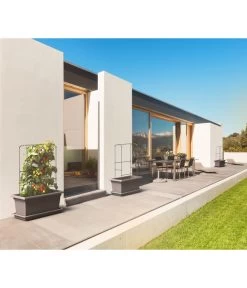 Magnus Kunststoff-Blumenkasten, Rechteckig. Ca. B98/H37/T38 Cm -Outdoor Living Verkauf 6997449 WE MO 002 MagnusKunststoffBlumenkastenschwarz