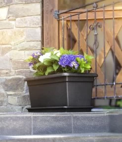 Magnus Kunststoff-Blumenkasten, Rechteckig. Ca. B98/H37/T38 Cm -Outdoor Living Verkauf 6997449 WE MO 005 MagnusKunststoffBlumenkastenschwarz