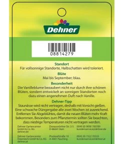 Vanilleblume -Outdoor Living Verkauf 8814279 Vanilleblume Etikett 2